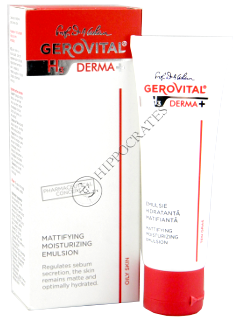 Gerovital H3 Derma+ emulsie hidratanta matifianta 50 ml