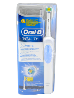 Электрическая зубная щетка Oral-B 3D White Vitality для взрослых