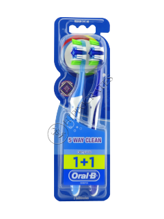 Зубная щетка Oral-B 5-Way Clean 1+1