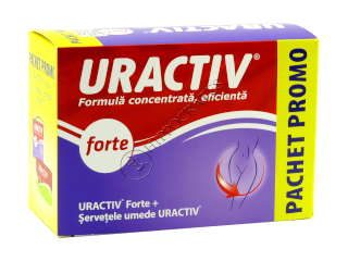 Uractiv Forte + servetele intime