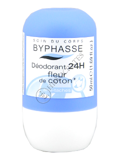 Byphasse Deodorant Roll-on 24h Cotton Flower 50 ml