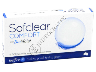 Контактные линзы Sofclear Comfort 1 luna -3,25