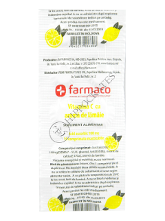 Acid ascorbic cu glucoza (vitamina C) lamaie