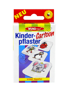 WUNDmed plasture pentru copii Cartoon 02-073