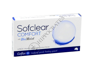 Контактные линзы Sofclear Comfort 1 luna -4,00