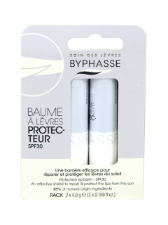 Byphasse balsam pentru buze reparator SPF30 2 buc 4,8 g