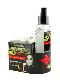 Gerovital H3 Derma+ Premium Care Pachet Promo crema Lift Intens50 ml+Gel Micelar 150 ml