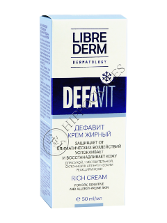 Либридерм Дефавит восстанавливающий и успокаивающий витаминный крем для лица