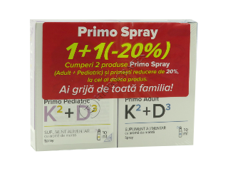Primo Adult K2 + D3 + Primo Pediatric K2 + D3