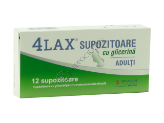 4Lax Supozitoare cu glicerina Adulti