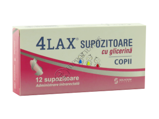 4Lax Supozitoare cu glicerina Copii