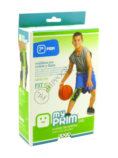 PRIM Kids suport pentru genunchi cu inel de silicon și stabilizatori laterali MPK700 1 T1