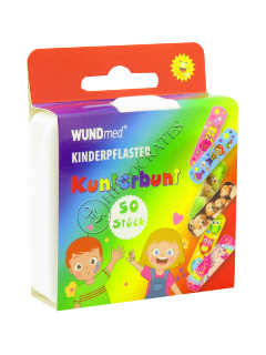 WUNDmed plasture pentru copii Kunterbunt 05-010