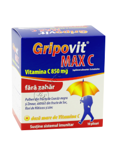 Gripovit Max C fara zahar