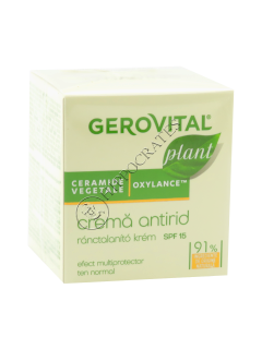 Gerovital Plant crema antirid SPF 15