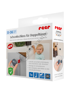 Sisteme de blocare usi dulapuri Reer gri 71081