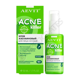 Librederm Aevit Acnekiller crema de noapte azelaica impotriva imperfecțiunilor