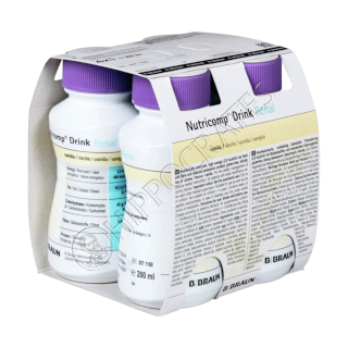 Nutricomp Drink Renal Fibre vanilla (SET 4 fl) Nutricomp Drink Renal Fibre vanilla (SET 4 fl)