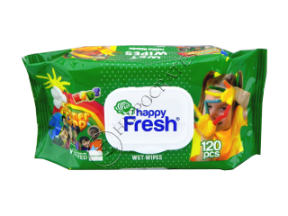 Servetele umede p/ru copii Happy Fresh cu capac