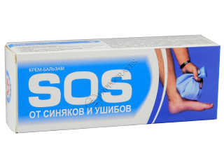 Эликсир SOS крем-бальзам от синяков и ушибов с экстрактом бадяги