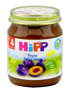 HIPP Fructe, Prune (4 luni) 125 g /4253/