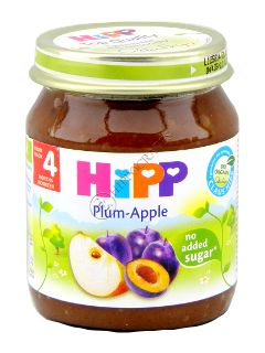 HIPP Fructe, Mere si prune (4 luni) 125 g /4204/