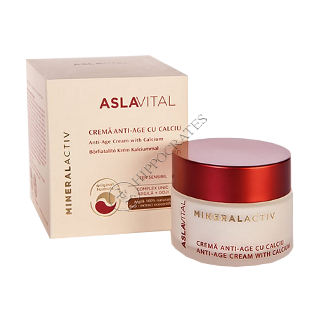 Aslavital Mineralactiv crema anti-age cu calciu 