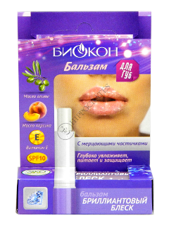 Balsam pentru buze Biokon Luciu de diamante 