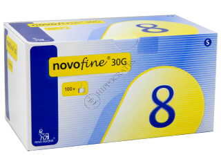 Ac p/u stilou de insulina NovoFine 30Gx8mm