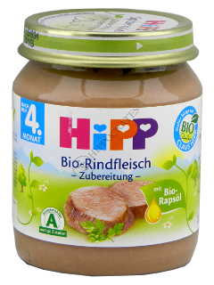 HIPP Preparat din carne de vitel (4 luni) 125 g /6010/