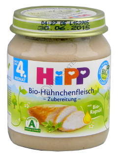 HIPP Preparat din carne de gaina (4 luni) 125 g /6020/