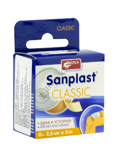 Emplastru Sanplast Classic 2.5 cm x 5 m