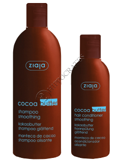 Зиажа Cocoa Butter Шампунь для волос + бальзам для волос
