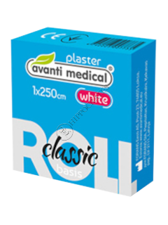 Пластыль MEDRULL Classic White 1 см x 2,5 м рулон