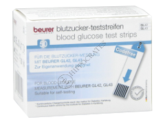 Beurer Тест-полоски GL42/GL43 д/глюкометра Beurer