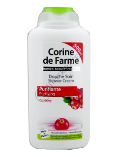 Corine de Farme Crema de dus purificatoare cranberry 500 ml