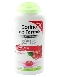 Корин де Фарм Крем для душа очищающий  Cranberry 300 мл