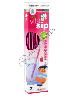 Leben VitaSip Kids Raspberry Ca+Vitamin D(7 tubulete)