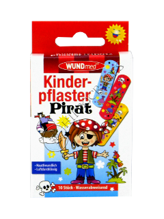 WUNDmed plasture pentru copii Pirat 02-077
