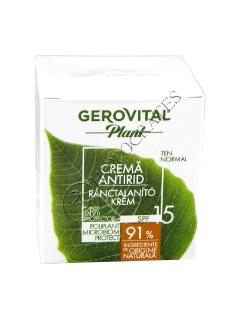 Gerovital Plant crema antirid SPF 15 50 ml