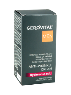 Gerovital Men crema antirid cu acid hialuronic 