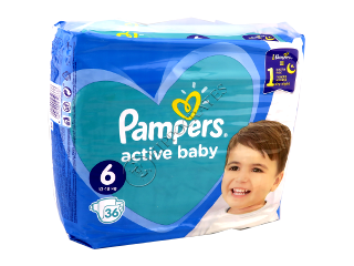 Pampers EXTRA LARGE 15+ kg № 36