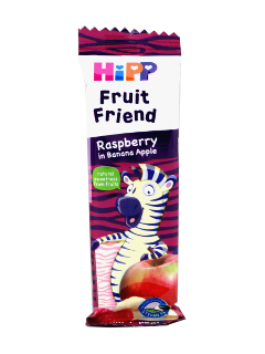 HiPP Gustare cu fructe-Zmeura, banana si mar (de la 1 an) 23 g /31362/