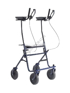 Moretti Rolator cu 4 roti-cos suport antebrat si scaun pliabil RP691