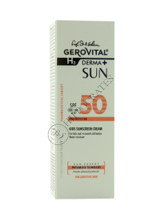 Геровитал Sun H3 Derma+ крем солнцезащитный детский SPF50