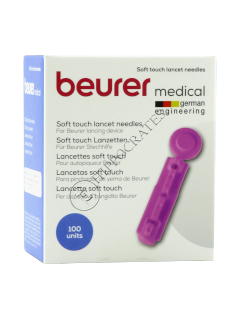 Beurer Lancete p/u glucometru soft (roze) № 100