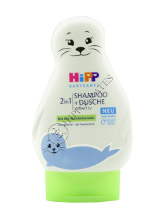 HIPP  BabySanft Sampon  gel de dus p/u piele si par 200 ml /90124/