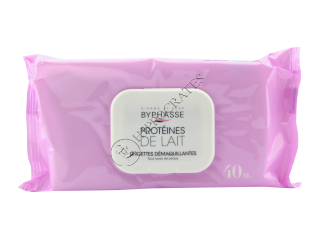 Byphasse Make-up Remover servetele demachiante milk proteins