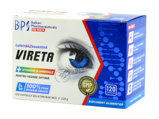 Vireta (vitamine + minerale p/u ochi)