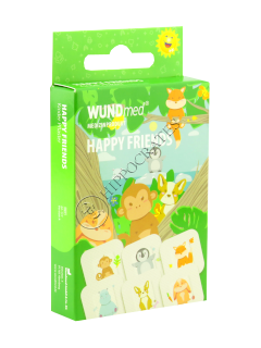WUNDmed plasture pentru copii Happy Friends 02-117